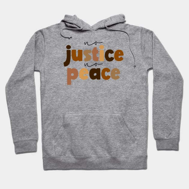 No Justice, No Peace Hoodie by Designed-by-bix